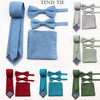 Classic 6.5 cm 100% Cotton Tie Pocket Square Bow Fashion Men And Children Four Sets Of Simple Casual Shirt Accessories