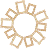 10 Pcs Picture Frames DIY Mini Vintage Picture Frames Keychain Wallet Making Accessory Gold Purse Size Picture Frames Tiny