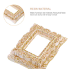 10 Pcs Picture Frames DIY Mini Vintage Picture Frames Keychain Wallet Making Accessory Gold Purse Size Picture Frames Tiny