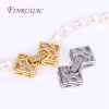 18K Gold Plated Inlaid Zircon Luxury Fastener Connector Clasps,End Beads Fastener Lock Accessories,DIY Jewellery Making Supplies