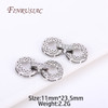 18K Gold Plated Inlaid Zircon Luxury Fastener Connector Clasps,End Beads Fastener Lock Accessories,DIY Jewellery Making Supplies