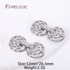 18K Gold Plated Inlaid Zircon Luxury Fastener Connector Clasps,End Beads Fastener Lock Accessories,DIY Jewellery Making Supplies