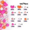 LOFCA silicone Bead Jewelry Making Make bracelets DIY pacifier chain necklace jewelry accessories