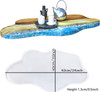 Large Irregular Shaped Swing Table Silicone Mold DIY River Table Crystal Epoxy Resin Mold
