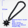 GS50 New Necklace Octagram Decoration DIY Resin Meditation 3D Three-Dimensional Perforated Car Pendants Accessories Ornament