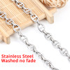 1Meters Stainless Steel 7.8mm Oval Chains For Jewellry Making Supplies DIY Charms Necklace Bracelet Fashion Accessories Findings