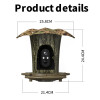 WiFi 4G SIM Bird Detection Outdoor Bird Feeder with Camera Solar Panel