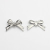 10 Pieces/Bag Simple Alloy Fashionable Spray Painted Bow Accessories DIY Bracelets Earrings Necklaces Jewelry