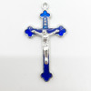 Orthodox Accessory Catholic Alloy Virgin Mary Triangle Connectors Crosses DIY Bracelets Or Necklaces Given As Gifts To Prayer