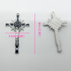 Orthodox Accessory Catholic Alloy Virgin Mary Triangle Connectors Crosses DIY Bracelets Or Necklaces Given As Gifts To Prayer