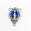 Orthodox Accessory Catholic Alloy Virgin Mary Triangle Connectors Crosses DIY Bracelets Or Necklaces Given As Gifts To Prayer