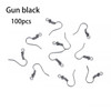 100/300pcs/Lot Hypoallergenic Earring Hook Kit Mix-color Ear Wires Fish Hooks Open Jump Rings Earplugs For DIY Jewelry Making