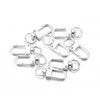 10Pcs Alloy Snap Lobster Clasp Hooks Keychain Findings for DIY Key Chain Necklace Bracelet Accessories Supplies Wholesale 10Pcs Alloy Snap Lobster Clasp Hooks Keychain Findings for DIY Key Chain Necklace Bracelet Accessories Supplies Wholesale