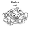 10Pcs Alloy Snap Lobster Clasp Hooks Keychain Findings for DIY Key Chain Necklace Bracelet Accessories Supplies Wholesale 10Pcs Alloy Snap Lobster Clasp Hooks Keychain Findings for DIY Key Chain Necklace Bracelet Accessories Supplies Wholesale