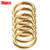 10/20pcs Metal O Ring Spring Clasps for DIY Jewelry Open Round Carabiner Keychain Bag Clips Hook Dog Chain Buckles Connector