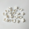 50pcs Handmade Ceramic Flower Material White Color Porcelain Floral Hair Accessories For DIY Jewelry Make Parts