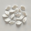50pcs Handmade Ceramic Flower Material White Color Porcelain Floral Hair Accessories For DIY Jewelry Make Parts