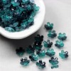 50Pcs/Lot New Creative Torus 10MM Glass Flower Beads Sakura Petals Charm Connectors Diy Earrings Hair Jewelry Making Accessories