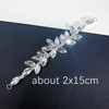 Rhinestones Applique Silver Bottom Glitter Flatback Sewing Accessories Crystals Sewing Clear Crystal Rhinestones DIY Wedding
