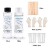Clear 1:1 Epoxy Resin Glue High Adhesive Crystal Hardener DIY Epoxy Resin Jewelry Making Accessories 2 Bottles AB Resin Glue