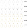 20-108PCS Earring Kit DIY Jewellery Making Supplies Silver Gold Color Copper Hoops Earrings Set with Storage Box Ear Hooks