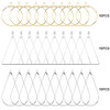 20-108PCS Earring Kit DIY Jewellery Making Supplies Silver Gold Color Copper Hoops Earrings Set with Storage Box Ear Hooks