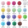 16/18/20mm Resin Ball Round Acrylic Bead Sugar Sand Pasting Process Fashion For Jewelry Making DIY Handmade Bracelets Accessorie