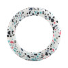 3Pcs 65mm Silicone Ring Round Printed Ring Circle With Hole For Jewelry Making DIY Bead Pendant Handicrafts Accessories