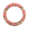 3Pcs 65mm Silicone Ring Round Printed Ring Circle With Hole For Jewelry Making DIY Bead Pendant Handicrafts Accessories