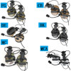 TAC SKY Walkie Talkie PTT Headset COMTAC II Headset Tactical COMTAC 