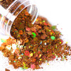 10ml UV Resin Glitter Mix Hexagons Epoxy Resin Pigment Powder Iridescent Sequins DIY Earrings Pendant Resin Filling Accessories