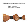 Hot Men Kids Novelty Fashion Real Wood Bowtie Butterfly Wooden Unique Gentle Suit Wedding Party Dinner Accessory Cravat Gift