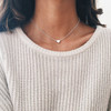 Vintage Bohemian Multilayer Minimalist Necklace for Women Stick Pendant Link Chain Necklace Collarbone Collares Fashion Jewelry