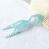 Simple U-shaped Wavy Hair Clip Women's Round Headed Hair Fork French Fashion Curly Hair Stick Clip Medium DIY Hairstyle Tool
