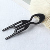 Simple U-shaped Wavy Hair Clip Women's Round Headed Hair Fork French Fashion Curly Hair Stick Clip Medium DIY Hairstyle Tool