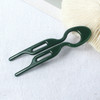 Simple U-shaped Wavy Hair Clip Women's Round Headed Hair Fork French Fashion Curly Hair Stick Clip Medium DIY Hairstyle Tool