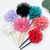 Women Flower Hair Sticks Clips For Wedding Festival U Shaped Hair Clips Girls Fashion Elegant Ponytail Hairpin Hair Accessories