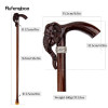 Elephant Wooden Single Joint Fashion Walking Stick Decorative Cospaly Party Walking Cane Halloween Mace Wand Crosier 92cm Elephant Wooden Single Joint Fashion Walking Stick Decorative Cospaly Party Walking Cane Halloween Mace Wand Crosier 92cm