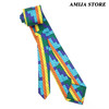 Creative Imitation Silk Ties Men's 7.5cm Graffiti Physical Chemistry Animal Necktie For Men Wedding Business Soft Printing Tie W