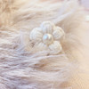10PCS Woolen Flower Accessories Puff Flower Hairpin Headdress Accessories Sweater Coat Flower Shoe Flower Head Flower Decoration