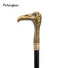 Coppery Eagle Head Luxury Decorative Walking Cane Elegant Fashion Cane Cosplay Alloy Crosier Vintage Walking Stick 93cm