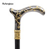 Golden Black Plum Blossom Flower Fashion Walking Stick Decorative Stick Cospaly Vintage Fashionable Walking Cane Crosier 93cm