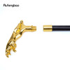 Gold Luxury Leopard Handle Fashion Walking Stick for Party Decorative Walking Cane Elegant Crosier Knob Walking Stick 93cm