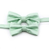 Hot Sale Sage Green Tie Set Polyester Necktie Bowtie Cufflink Brooch Cufflinks For Groom Suit Wedding Cravat Shirt Accessory