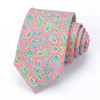 High Quality 100% silk Tie Seven fold Chinese silk printed necktie with gift box