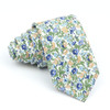 New Floral Elegant Tie For Men Women 100% Cotton Beautiful Flower Paisley Necktie Narrow Skinny Cravat Wedding Casual Corbatas