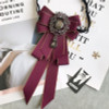 Rhinestone Bow Tie Women's Graduation Photo Student School Uniform Tie Ribbon Sweet Literary and Art Plaid Bowtie Collar Flower Rhinestone Bow Tie Women's Graduation Photo Student School Uniform Tie Ribbon Sweet Literary and Art Plaid Bowtie Collar Flower