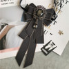 Rhinestone Bow Tie Women's Graduation Photo Student School Uniform Tie Ribbon Sweet Literary and Art Plaid Bowtie Collar Flower Rhinestone Bow Tie Women's Graduation Photo Student School Uniform Tie Ribbon Sweet Literary and Art Plaid Bowtie Collar Flower