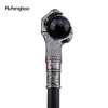 Silver Dragon Claw Grasp Black Glass Ball Walking Stick with Hidden Plate Self Defense Fashion Cane Cosplay Crosier Stick 93cm