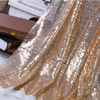 Encrypted 3mm Sequined Fabrics Flashing Chip Embroidered Mesh Wedding Tablecloth Decoration Stage Performance Dress Fabric